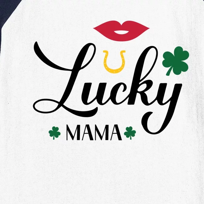 Lucky Mama Baseball Sleeve Shirt