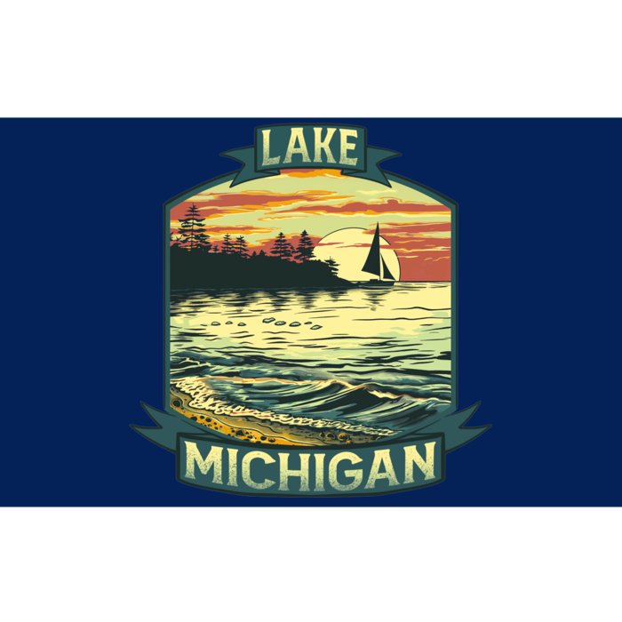 Lake Michigan Bumper Sticker