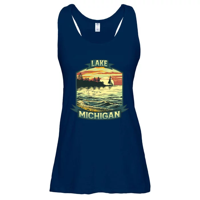 Lake Michigan Ladies Essential Flowy Tank