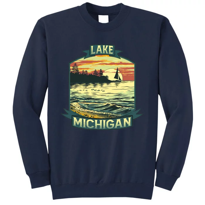 Lake Michigan Tall Sweatshirt