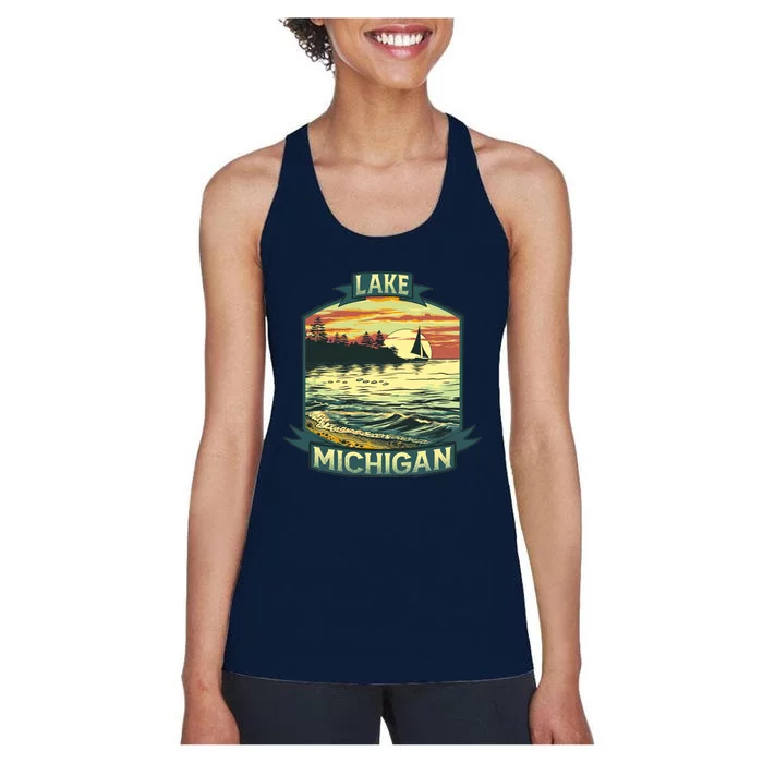 Lake Michigan Women's Racerback Tank