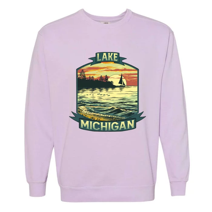 Lake Michigan Garment-Dyed Sweatshirt