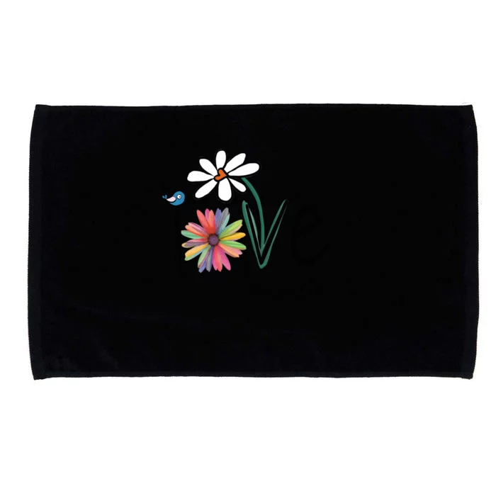 Love Mimi Life Art Flower Gift Microfiber Hand Towel