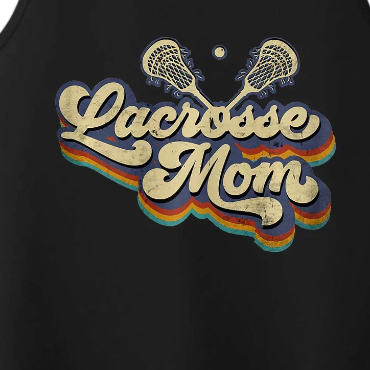 Lacrosse Mom Lacrosse Stick Sun Performance Tank