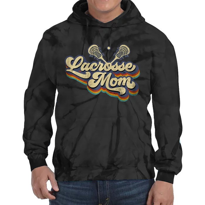 Lacrosse Mom Lacrosse Stick Sun Tie Dye Hoodie