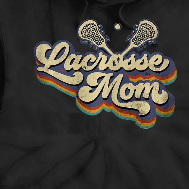 Lacrosse Mom Lacrosse Stick Sun Tie Dye Hoodie