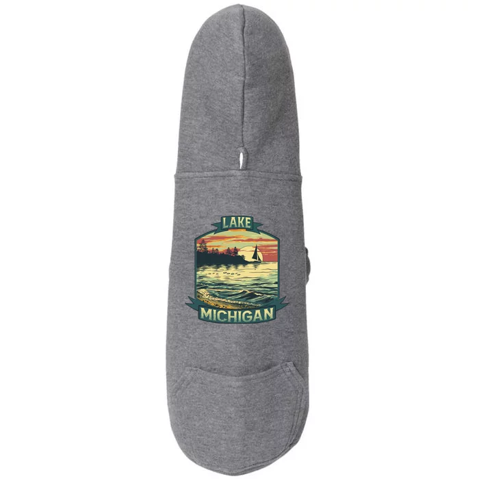 Lake Michigan Doggie 3-End Fleece Hoodie