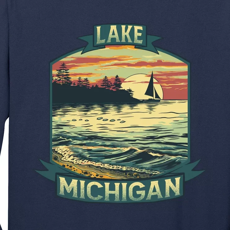 Lake Michigan Long Sleeve Shirt