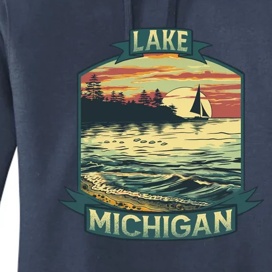 Lake Michigan Women's Pullover Hoodie