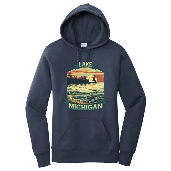 Lake Michigan Women's Pullover Hoodie