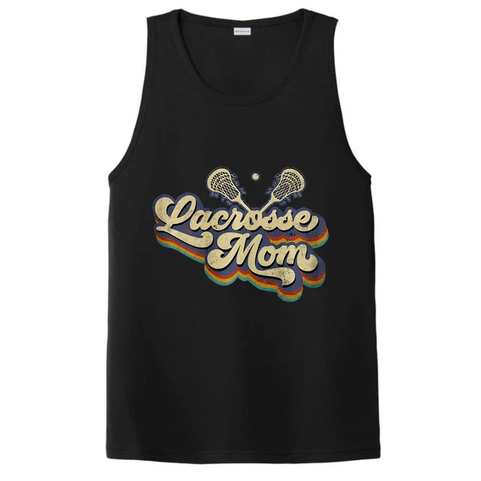 Lacrosse Mom Lacrosse Stick Sun Performance Tank