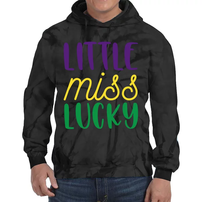 Little Miss Lucky Tie Dye Hoodie