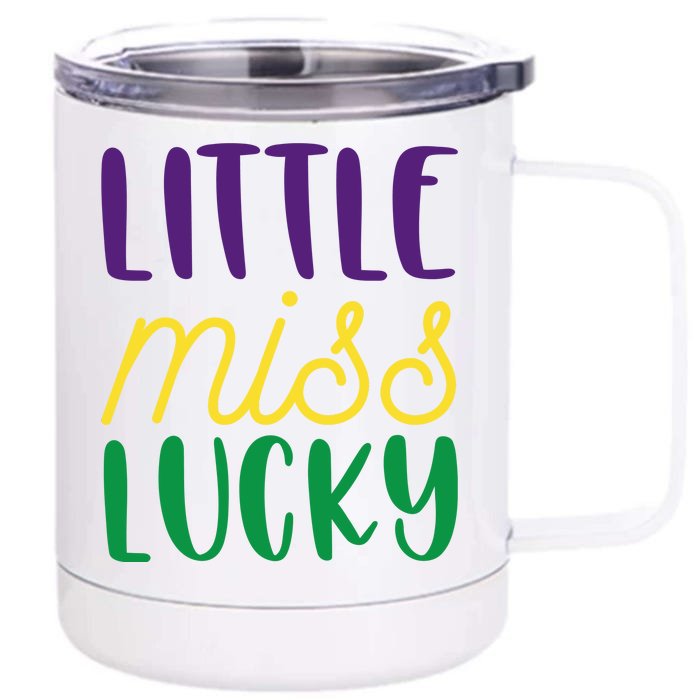 Little Miss Lucky Front & Back 12oz Stainless Steel Tumbler Cup