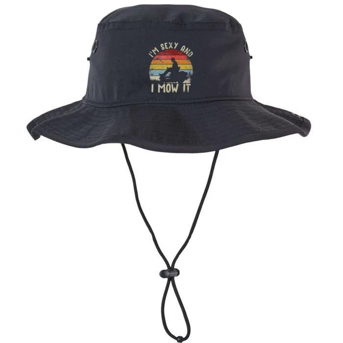 Lawn Mowing Landscaping Im Sexy And I Mow It Legacy Cool Fit Booney Bucket Hat