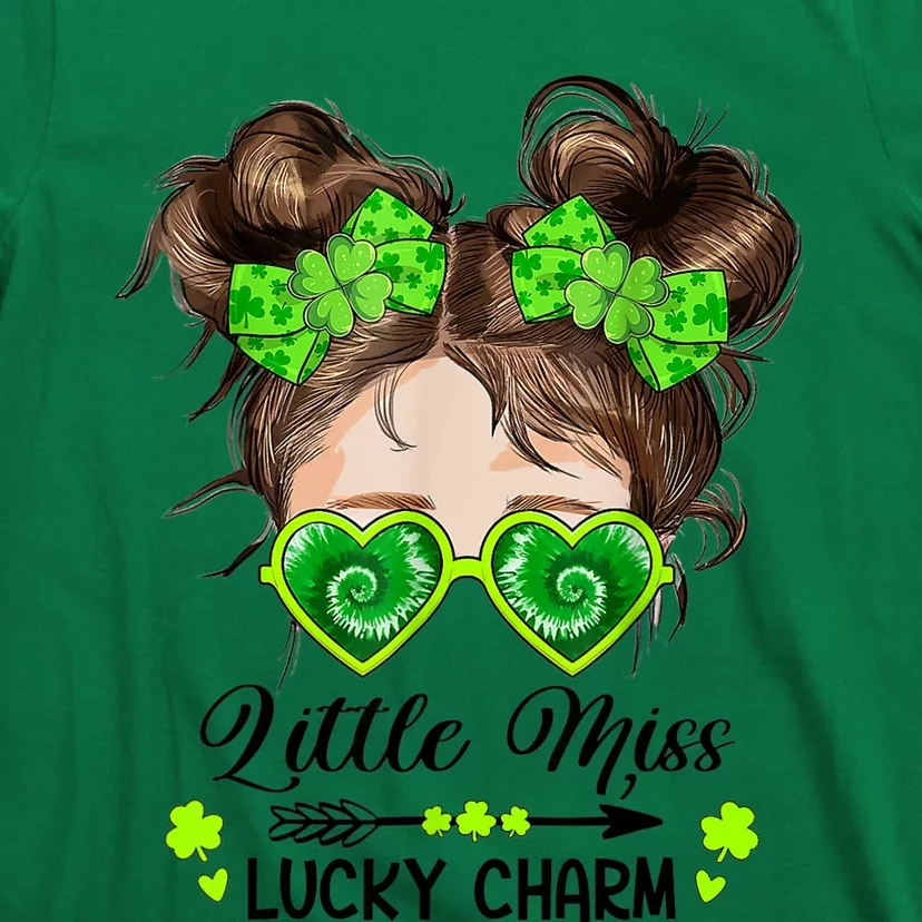 Little Miss Lucky Charm St Patricks Day T-Shirt