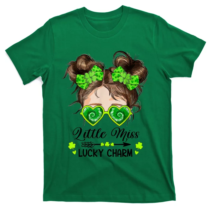 Little Miss Lucky Charm St Patricks Day T-Shirt