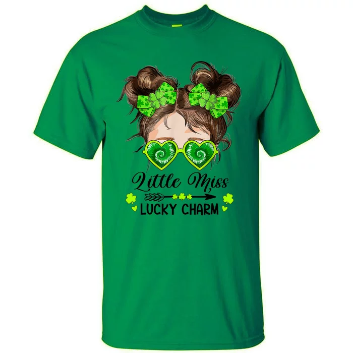 Little Miss Lucky Charm St Patricks Day Tall T-Shirt