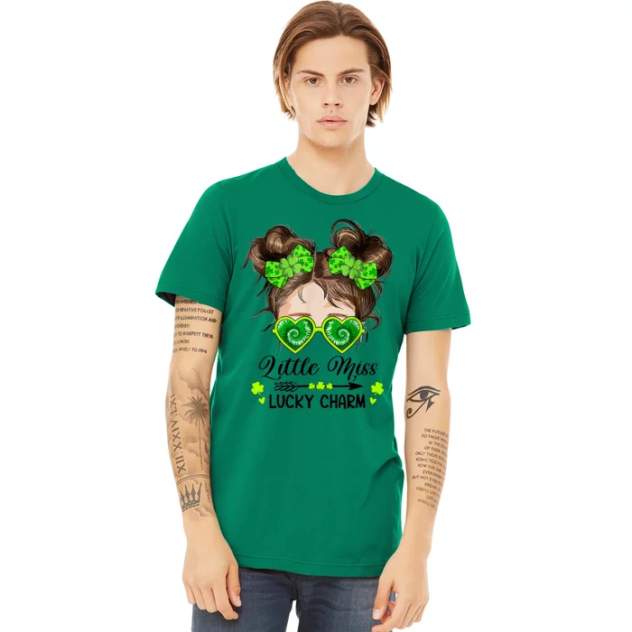 Little Miss Lucky Charm St Patricks Day Premium T-Shirt