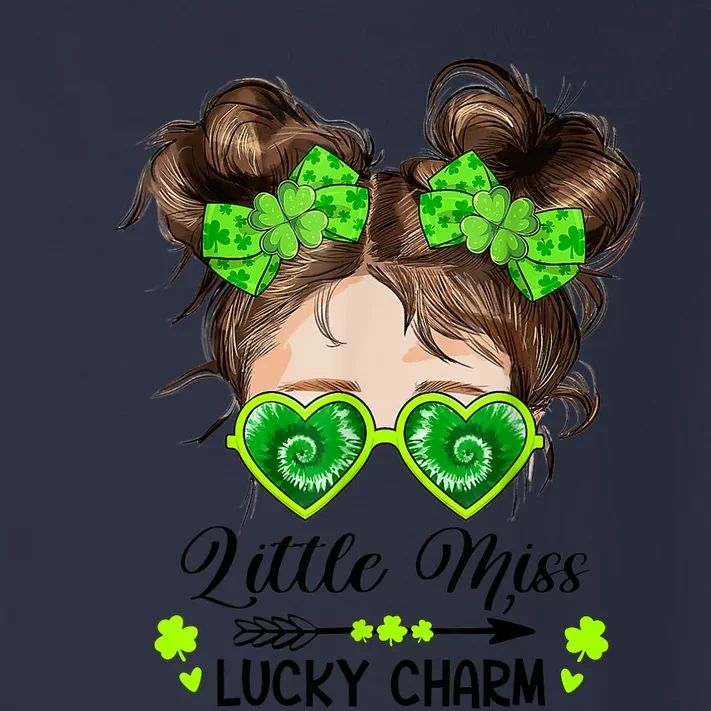 Little Miss Lucky Charm St Patricks Day Toddler Long Sleeve Shirt