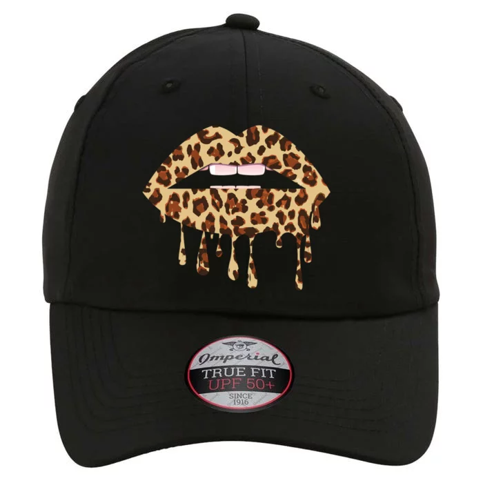 Leo Mouth Lip Bite Cool Leopard Print Me Cheetah Leo Gift The Original Performance Cap