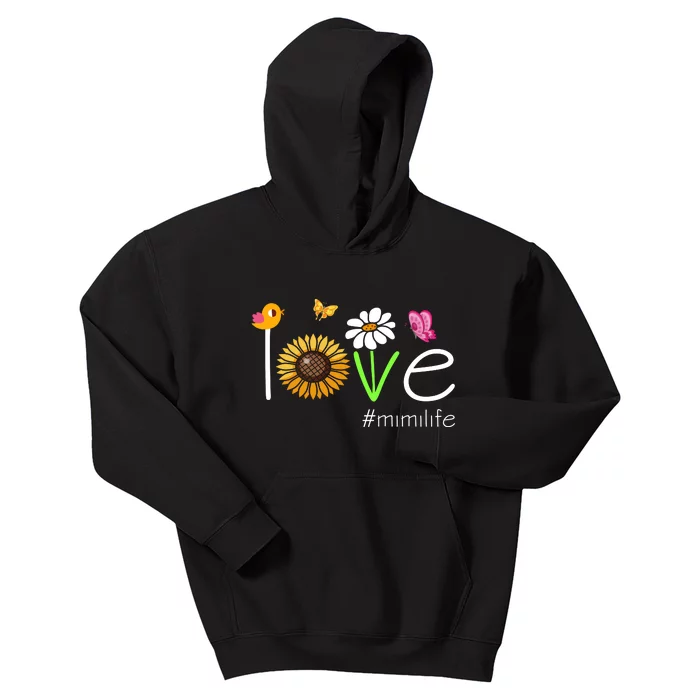 Love Mimi Life Cute Matching Family Kids Hoodie