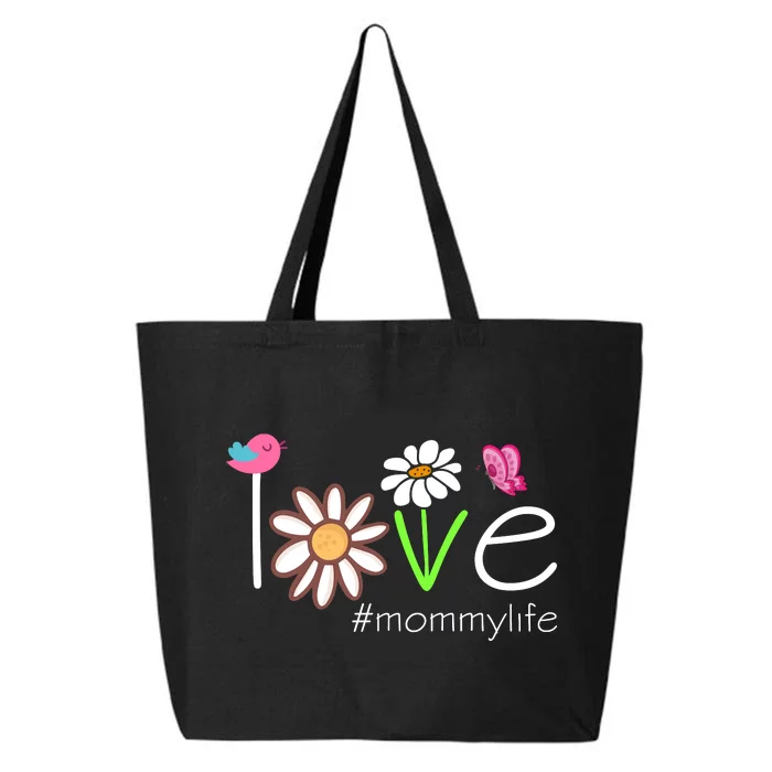 Love Mommy Life Cute Matching Family 25L Jumbo Tote