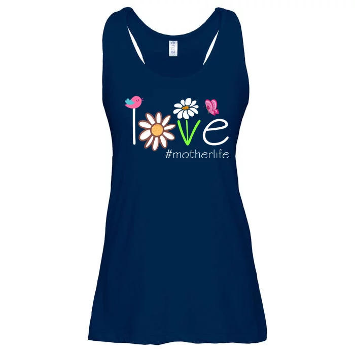 Love Mother Life Cute Matching Family Ladies Essential Flowy Tank