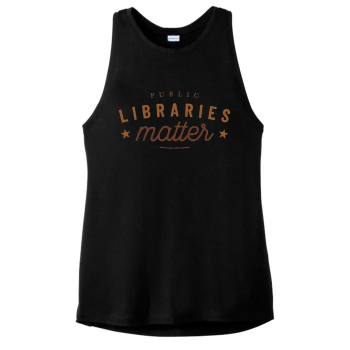 Libraries Matter Ladies Tri-Blend Wicking Tank