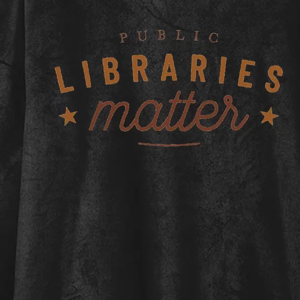 Libraries Matter Hooded Wearable Blanket