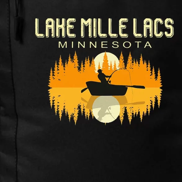 Lake Mille Lacs Minnesota Usa Fishing 80s Daily Commute Backpack