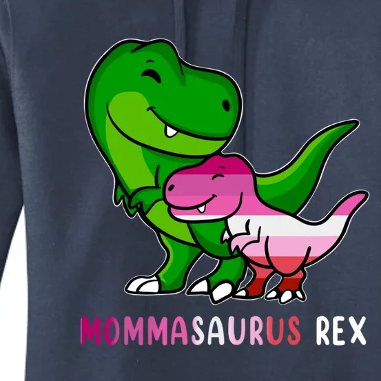 Lgbt Mommasaurus Mama Rex Lesbian Proud Mom Mothers Day Hug Gift Women's Pullover Hoodie