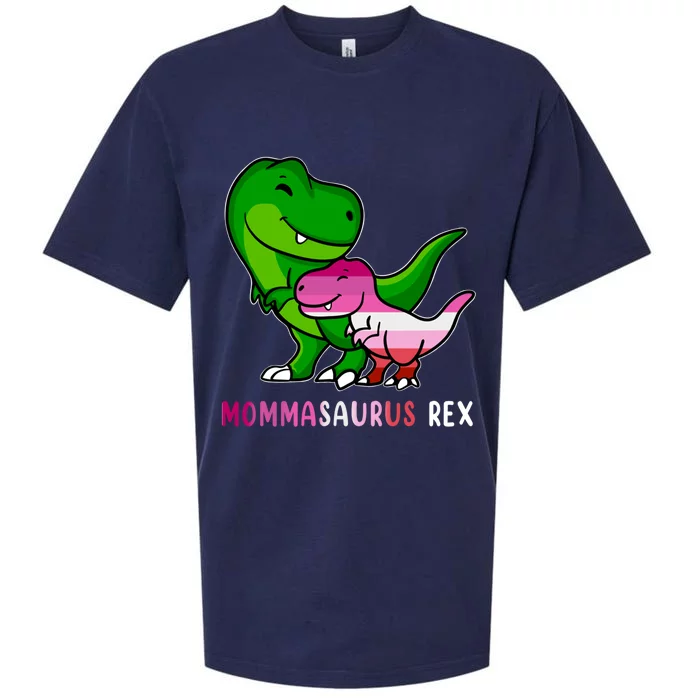 Lgbt Mommasaurus Mama Rex Lesbian Proud Mom Mothers Day Hug Gift Sueded Cloud Jersey T-Shirt