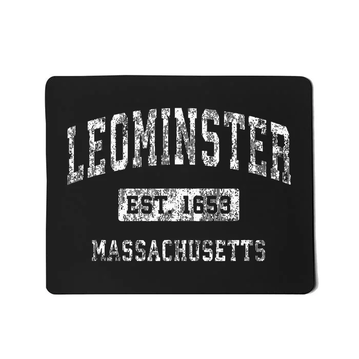 Leominster Massachusetts Ma Vintage Established Sports Mousepad