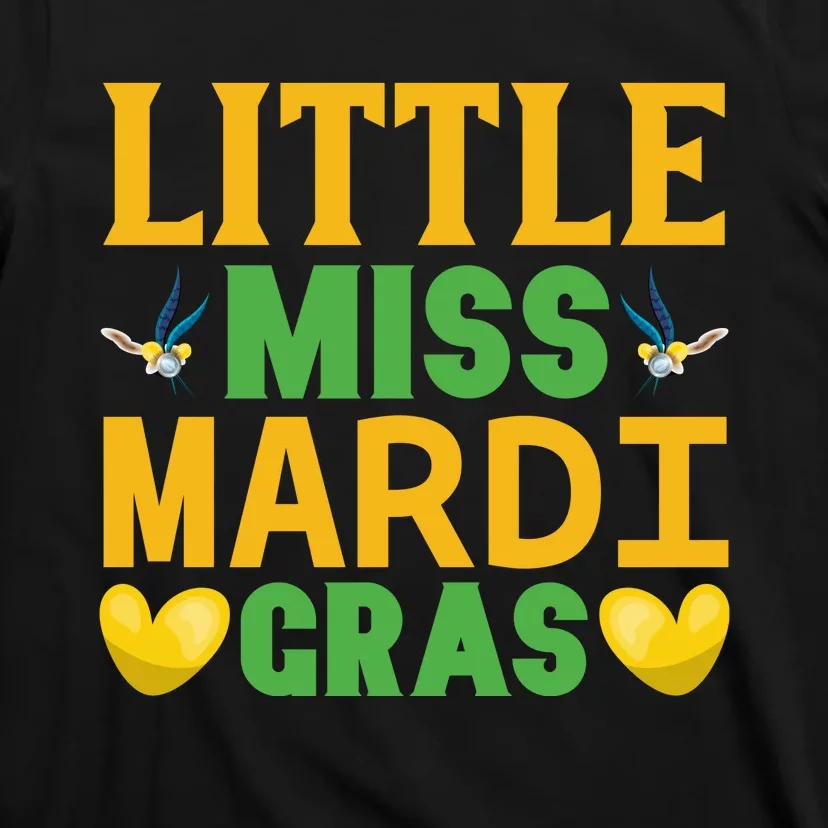 Little Miss Mardi Gras T-Shirt