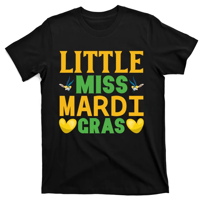 Little Miss Mardi Gras T-Shirt