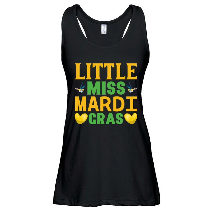 Little Miss Mardi Gras Ladies Essential Flowy Tank