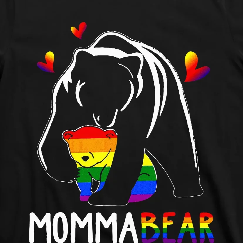 Lgbt Mama Momma Bear G.A.Y Pride Proud Mom Mothers Day T-Shirt