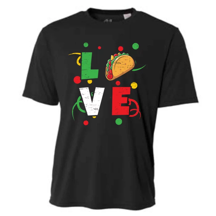 Love Mayo Mexican Fiesta Cinco De Mayo Valentine`s Day Cute Gift Cooling Performance Crew T-Shirt