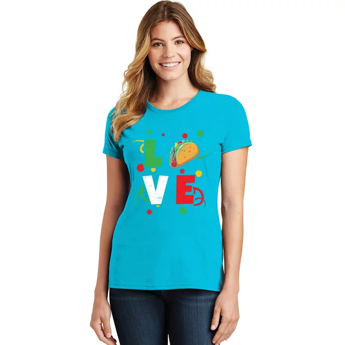 Love Mayo Mexican Fiesta Cinco De Mayo Valentine`s Day Cute Gift Women's T-Shirt