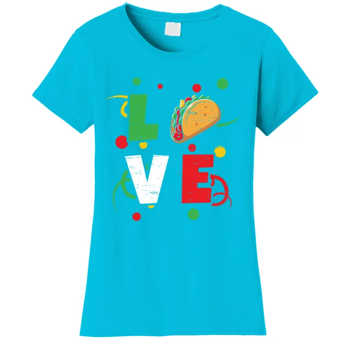 Love Mayo Mexican Fiesta Cinco De Mayo Valentine`s Day Cute Gift Women's T-Shirt