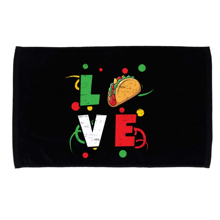 Love Mayo Mexican Fiesta Cinco De Mayo Valentine`s Day Meaningful Gift Microfiber Hand Towel