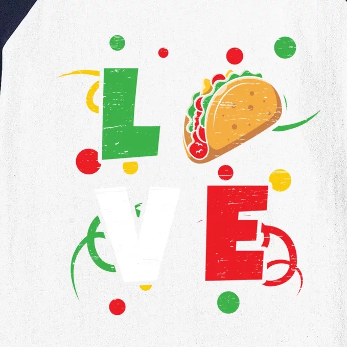 Love Mayo Mexican Fiesta Cinco De Mayo Valentine`s Day Meaningful Gift Baseball Sleeve Shirt