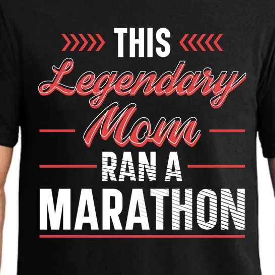 Legendary Mom Marathon Runner Marathon Funny Gift Pajama Set