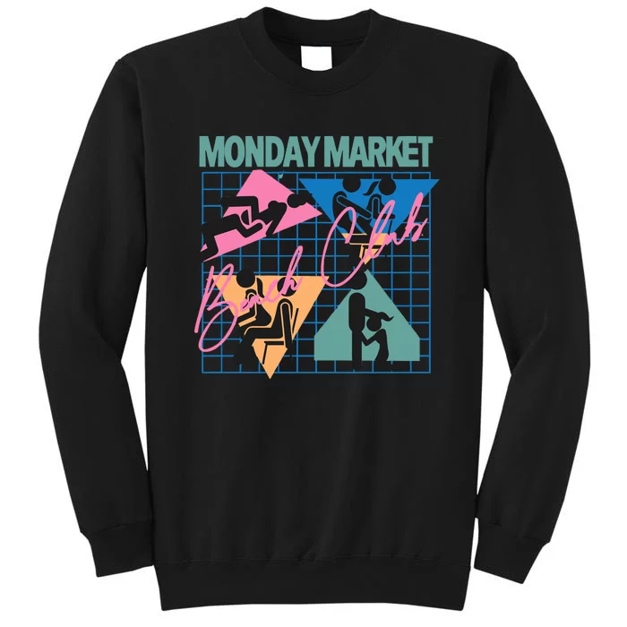 Limited Monday Market Beach Club Natural Tall Sweatshirt