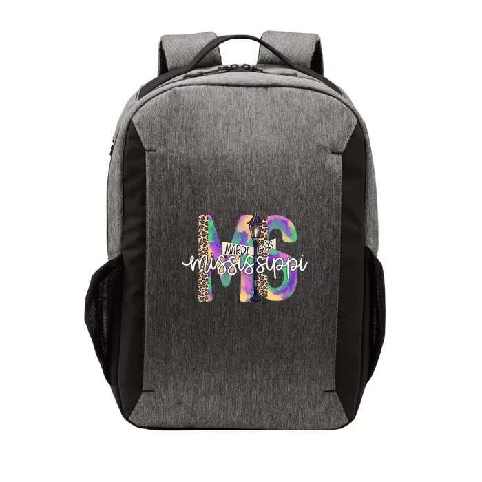 Leopard Mississippi Ms Mardi Gras Vector Backpack