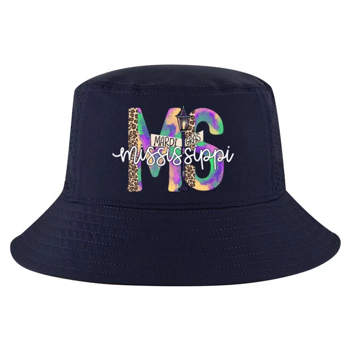 Leopard Mississippi Ms Mardi Gras Cool Comfort Performance Bucket Hat