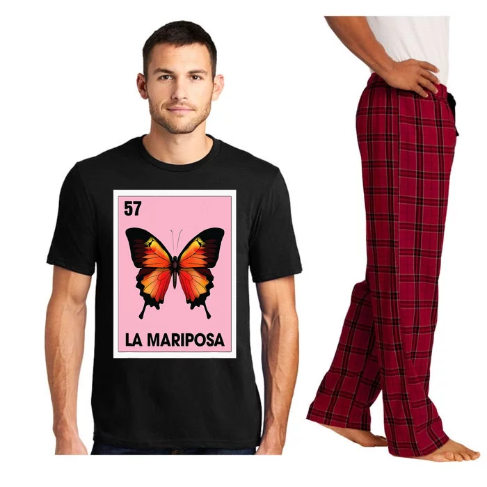 La Mariposa Mexican Bingo Card Game Butterfly Lover Spanish Pajama Set