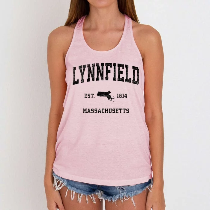 Lynnfield Massachusetts Ma Vintage Sports Women's Knotted Racerback Tank