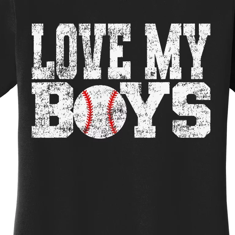 Love My Mom of Baseball Players Women's T-Shirt