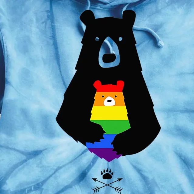 LGBT Mom Mama Bear LGB Mothers Tie Dye Hoodie